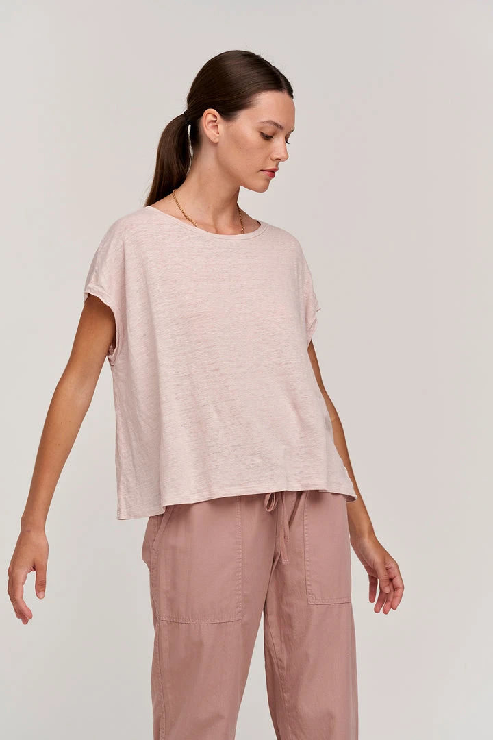 Velvet By Graham & Spencer HUDSON CREW NECK TEE Womens 10 Velvet By Graham & Spencer HUDSON CREW NECK TEE Womens