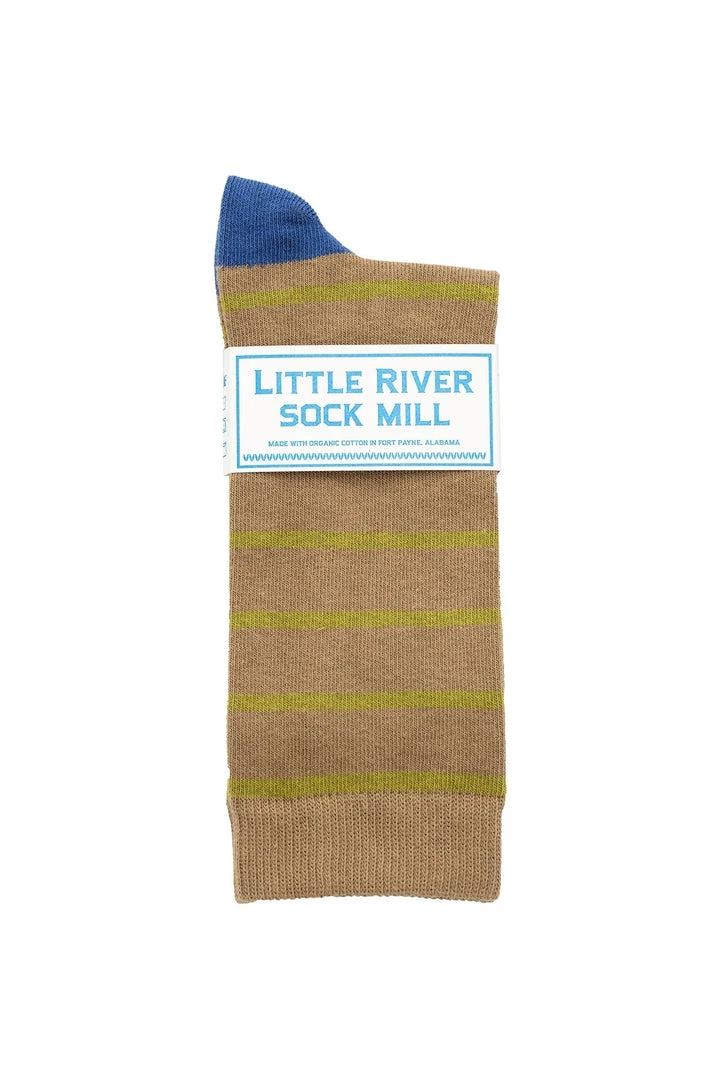 CLUB STRIPE CREW SOCK BY LITTLE RIVER SOCK MILL 4 CLUB STRIPE CREW SOCK BY LITTLE RIVER SOCK MILL