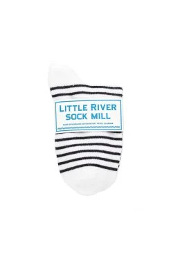 Velvet By Graham & Spencer STRIPED BOOTIE SOCK BY LITTLE RIVER SOCK MILL Accessories