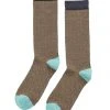 Accessories TEXTURED HERRINGBONE CREW SOCK BY LITTLE RIVER SOCK MILL