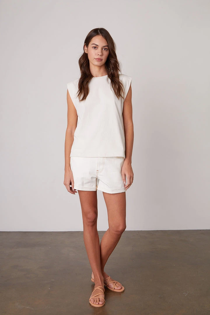 Velvet By Graham & Spencer Womens TRISTA MUSCLE TEE 4 Velvet By Graham & Spencer Womens TRISTA MUSCLE TEE