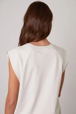 Velvet By Graham & Spencer Womens TRISTA MUSCLE TEE 10 Velvet By Graham & Spencer Womens TRISTA MUSCLE TEE