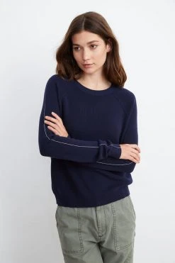 Velvet By Graham & Spencer FINLEY CREW NECK SWEATER Womens 11 Velvet By Graham & Spencer FINLEY CREW NECK SWEATER Womens