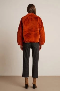 Velvet By Graham & Spencer Womens ANNE LUX FAUX FUR JACKET 13 Velvet By Graham & Spencer Womens ANNE LUX FAUX FUR JACKET