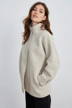 Velvet By Graham & Spencer ALBANY REVERSIBLE LUX SHERPA COAT