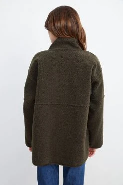 Velvet By Graham & Spencer ALBANY REVERSIBLE LUX SHERPA COAT