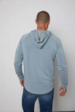 Velvet By Graham & Spencer Mens CAMERON HENLEY HOODIE 8 Velvet By Graham & Spencer Mens CAMERON HENLEY HOODIE