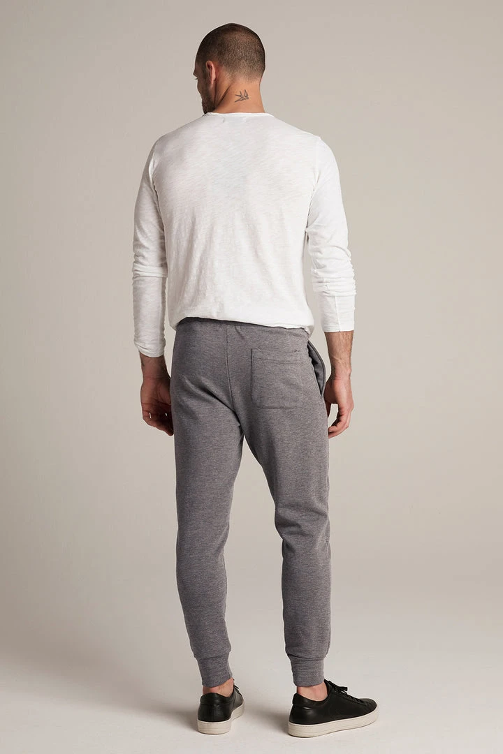 Velvet By Graham & Spencer CROSBY CHARCOAL LUXE FLEECE JOGGER Mens 7 Velvet By Graham & Spencer CROSBY CHARCOAL LUXE FLEECE JOGGER Mens