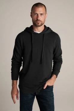 Velvet By Graham & Spencer Mens EVERT LUXE FLEECE PULLOVER HOODIE