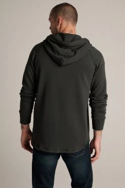 Velvet By Graham & Spencer Mens EVERT LUXE FLEECE PULLOVER HOODIE