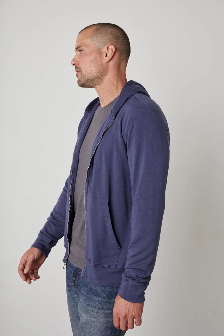Velvet By Graham & Spencer Mens RODAN LUXE FLEECE ZIP HOODIE 6 Velvet By Graham & Spencer Mens RODAN LUXE FLEECE ZIP HOODIE