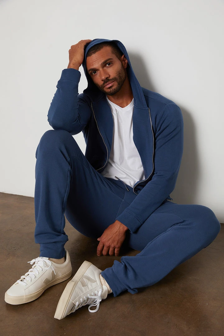 Velvet By Graham & Spencer Mens RODAN LUXE FLEECE ZIP HOODIE 12 Velvet By Graham & Spencer Mens RODAN LUXE FLEECE ZIP HOODIE