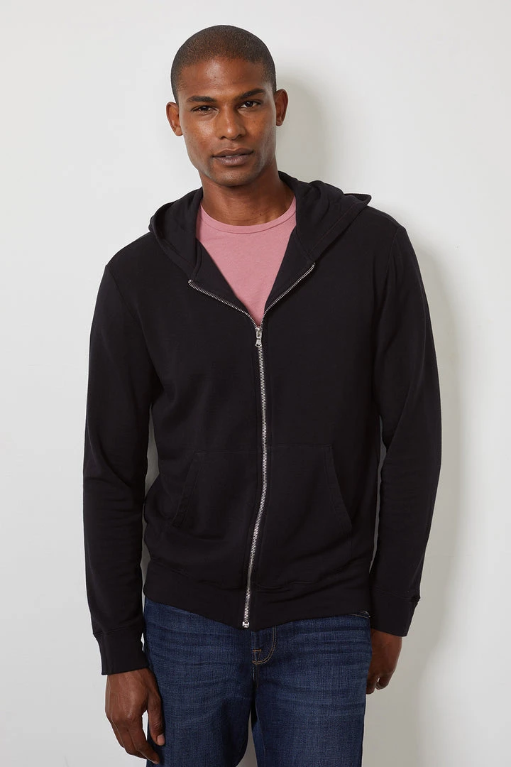 Velvet By Graham & Spencer Mens RODAN LUXE FLEECE ZIP HOODIE 20 Velvet By Graham & Spencer Mens RODAN LUXE FLEECE ZIP HOODIE