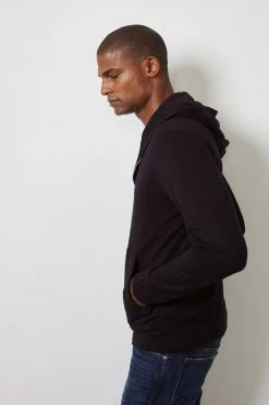 Velvet By Graham & Spencer Mens RODAN LUXE FLEECE ZIP HOODIE 43 Velvet By Graham & Spencer Mens RODAN LUXE FLEECE ZIP HOODIE
