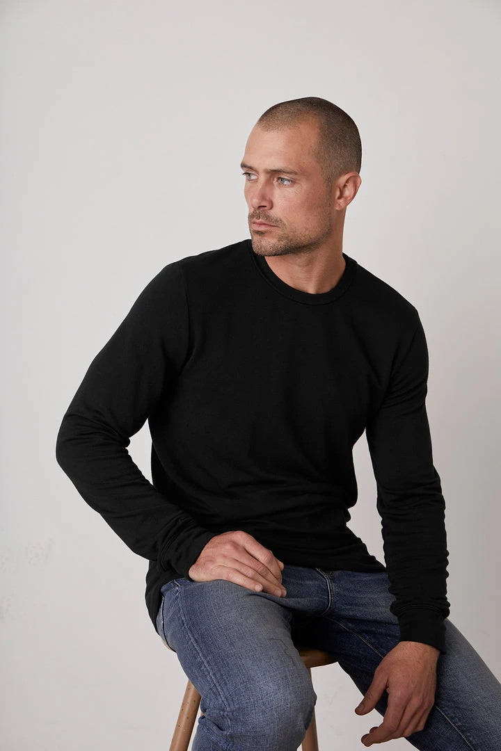 Velvet By Graham & Spencer Mens SOREN LUXE FLEECE PULLOVER 4 Velvet By Graham & Spencer Mens SOREN LUXE FLEECE PULLOVER