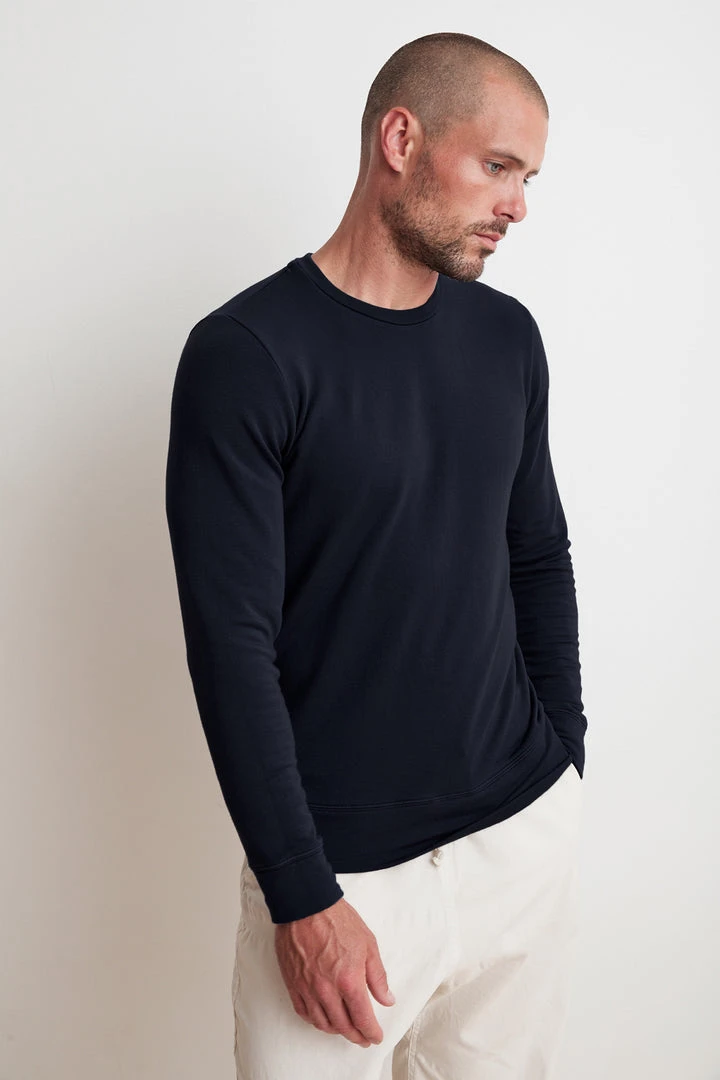 Velvet By Graham & Spencer Mens SOREN LUXE FLEECE PULLOVER 11 Velvet By Graham & Spencer Mens SOREN LUXE FLEECE PULLOVER