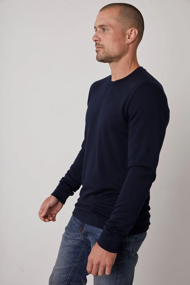 Velvet By Graham & Spencer Mens SOREN LUXE FLEECE PULLOVER 9 Velvet By Graham & Spencer Mens SOREN LUXE FLEECE PULLOVER