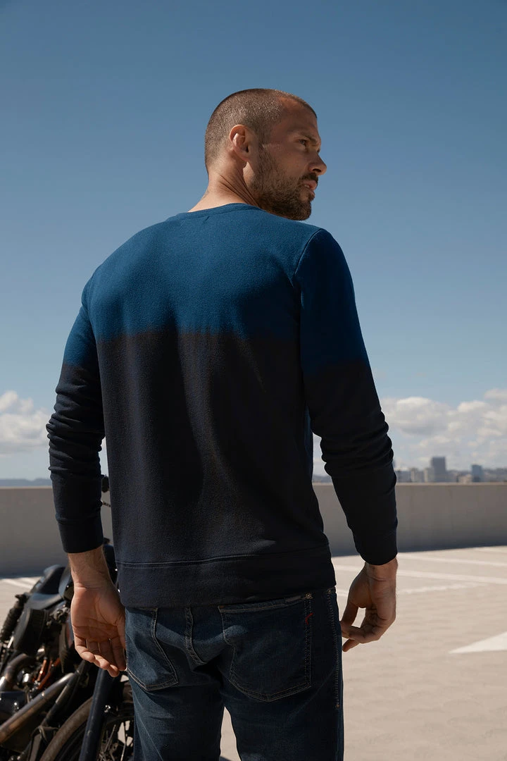 Velvet By Graham & Spencer Mens ALDRIC LUXE FLEECE TIE DYE PULLOVER 9 Velvet By Graham & Spencer Mens ALDRIC LUXE FLEECE TIE DYE PULLOVER