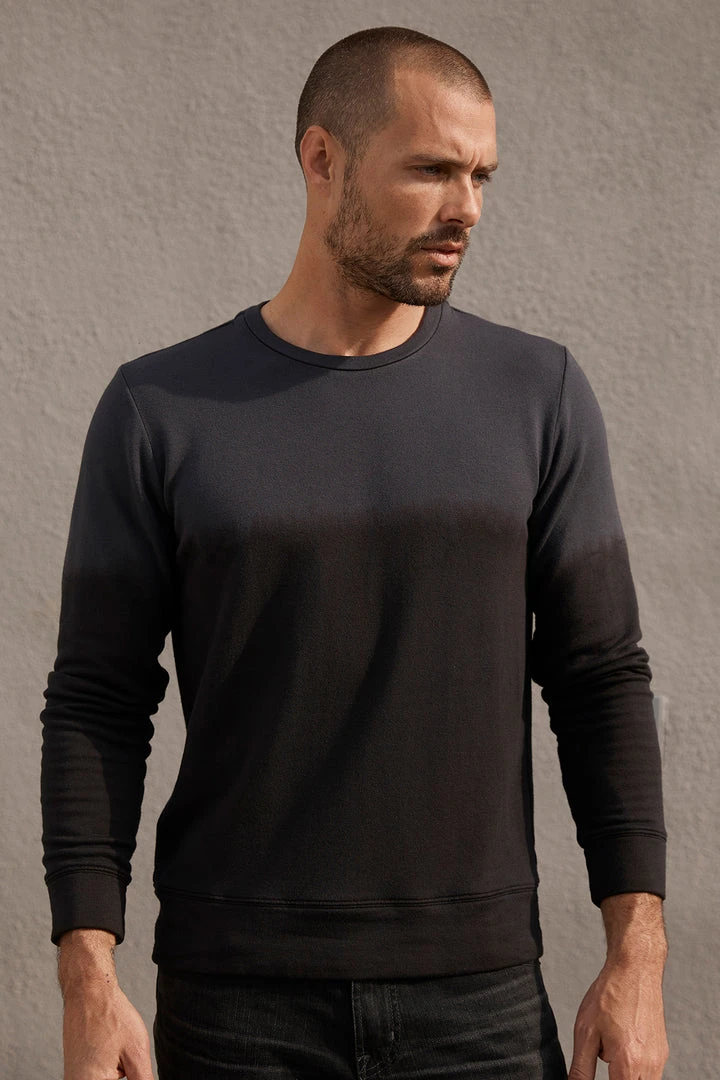 Velvet By Graham & Spencer Mens ALDRIC LUXE FLEECE TIE DYE PULLOVER 6 Velvet By Graham & Spencer Mens ALDRIC LUXE FLEECE TIE DYE PULLOVER