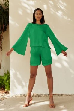 Velvet By Graham & Spencer Womens MAE BELL SLEEVE BLOUSE 23 Velvet By Graham & Spencer Womens MAE BELL SLEEVE BLOUSE