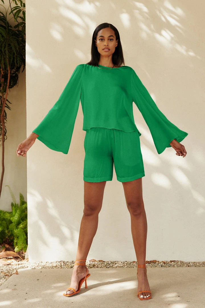 Velvet By Graham & Spencer Womens MAE BELL SLEEVE BLOUSE 9 Velvet By Graham & Spencer Womens MAE BELL SLEEVE BLOUSE