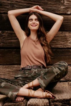 Velvet By Graham & Spencer Womens MAXIE RIBBED TANK TOP 30 Velvet By Graham & Spencer Womens MAXIE RIBBED TANK TOP