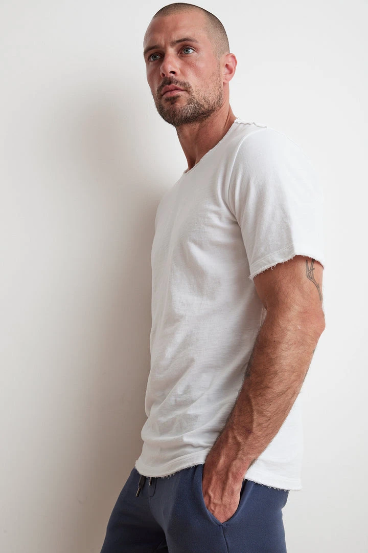 Velvet By Graham & Spencer Mens DOM MICRO TERRY CREW TEE 4 Velvet By Graham & Spencer Mens DOM MICRO TERRY CREW TEE