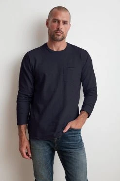 Velvet By Graham & Spencer Mens PETE MICRO TERRY TEE 12 Velvet By Graham & Spencer Mens PETE MICRO TERRY TEE