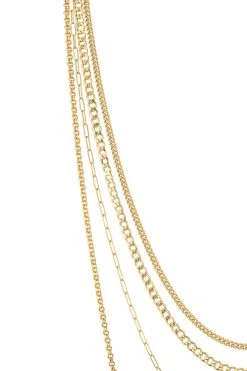 Velvet By Graham & Spencer Womens MULTI LAYER CHAIN IN GOLD BY SLOAN