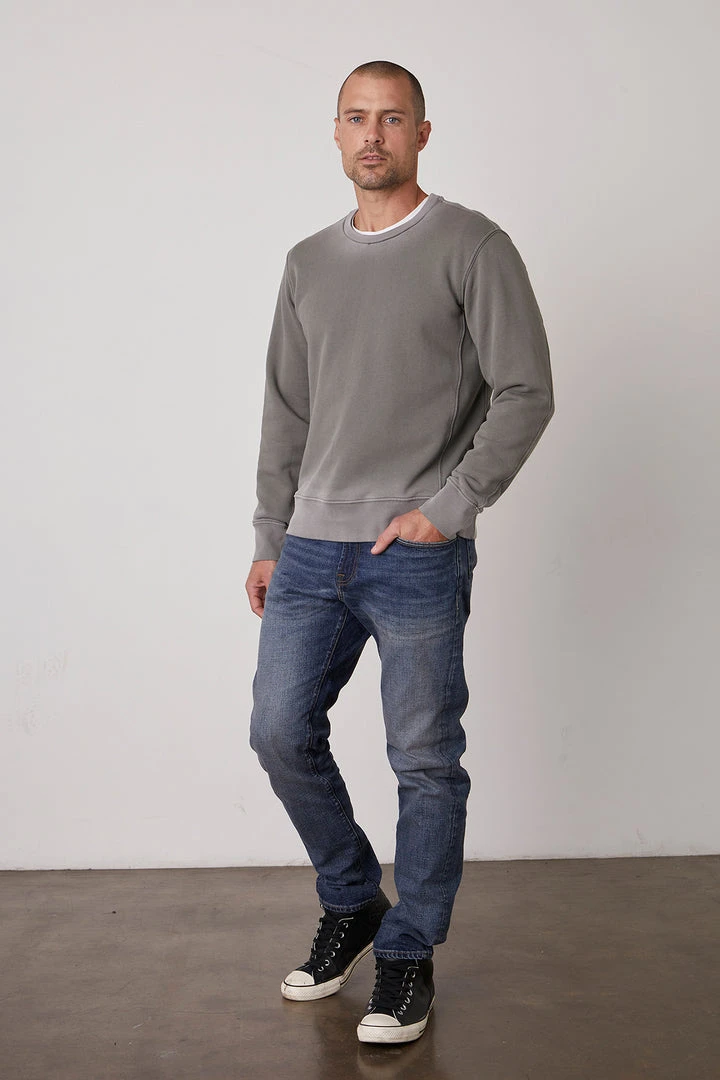 Velvet By Graham & Spencer Mens MATTS OMBRE FLEECE SWEATSHIRT 4 Velvet By Graham & Spencer Mens MATTS OMBRE FLEECE SWEATSHIRT