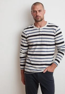 Velvet By Graham & Spencer OSCAR OMBRE JERSEY HENLEY