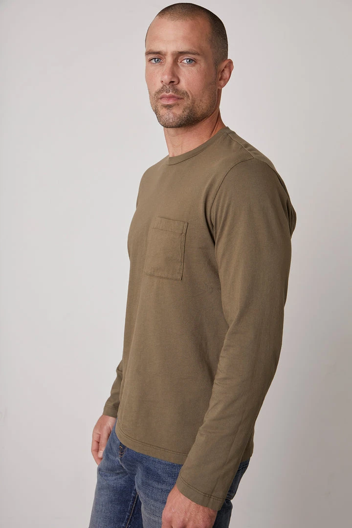 Velvet By Graham & Spencer OLIVER POCKET TEE Mens 3 Velvet By Graham & Spencer OLIVER POCKET TEE Mens