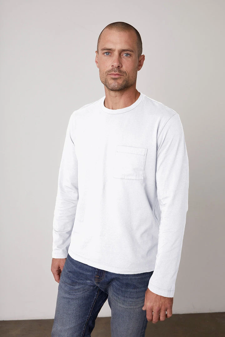 Velvet By Graham & Spencer OLIVER POCKET TEE Mens 10 Velvet By Graham & Spencer OLIVER POCKET TEE Mens