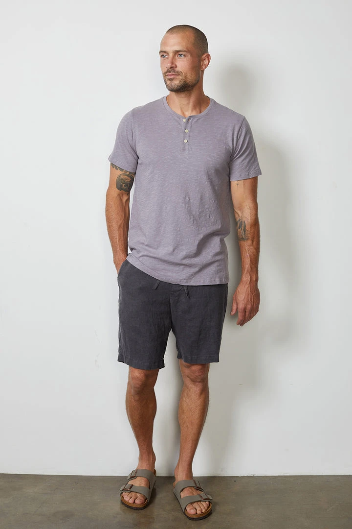 Velvet By Graham & Spencer MAXWELL LINEN SHORT Mens 12 Velvet By Graham & Spencer MAXWELL LINEN SHORT Mens