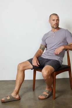 Velvet By Graham & Spencer MAXWELL LINEN SHORT Mens 21 Velvet By Graham & Spencer MAXWELL LINEN SHORT Mens
