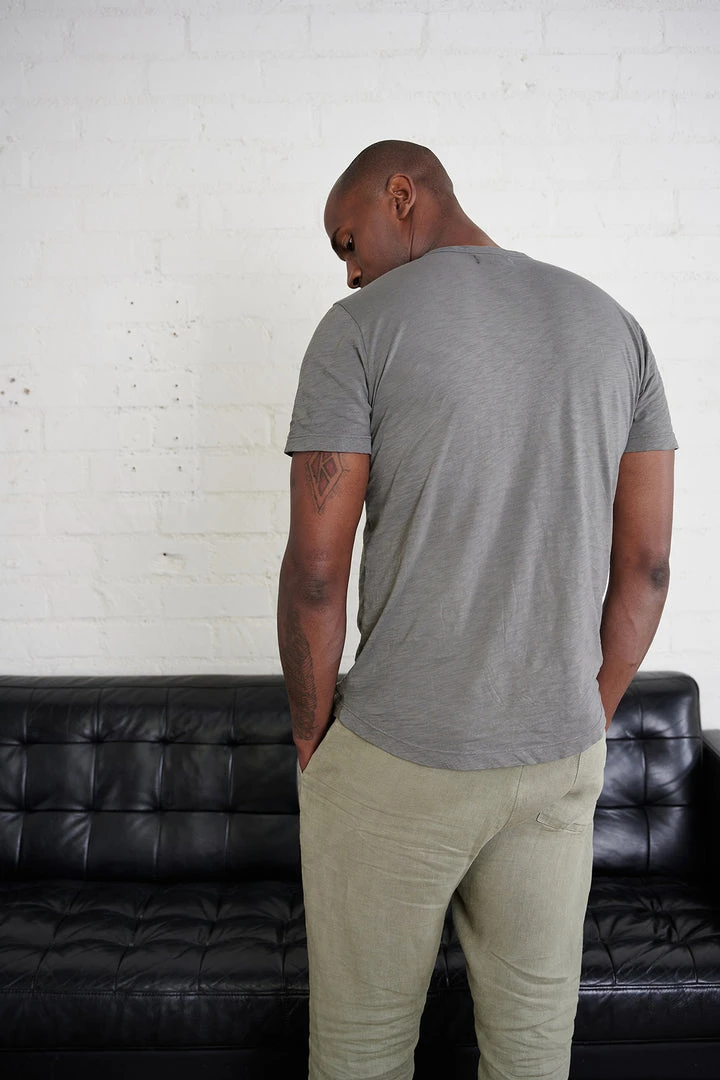 Velvet By Graham & Spencer Mens AMARO CREW NECK SLUB TEE 46 Velvet By Graham & Spencer Mens AMARO CREW NECK SLUB TEE