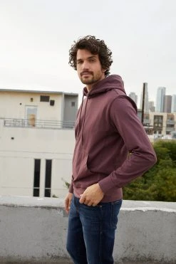 Velvet By Graham & Spencer Mens BARTH PULLOVER HOODIE 10 Velvet By Graham & Spencer Mens BARTH PULLOVER HOODIE