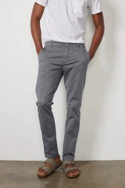 Velvet By Graham & Spencer BROGAN COTTON TWILL PANT 28 Velvet By Graham & Spencer BROGAN COTTON TWILL PANT