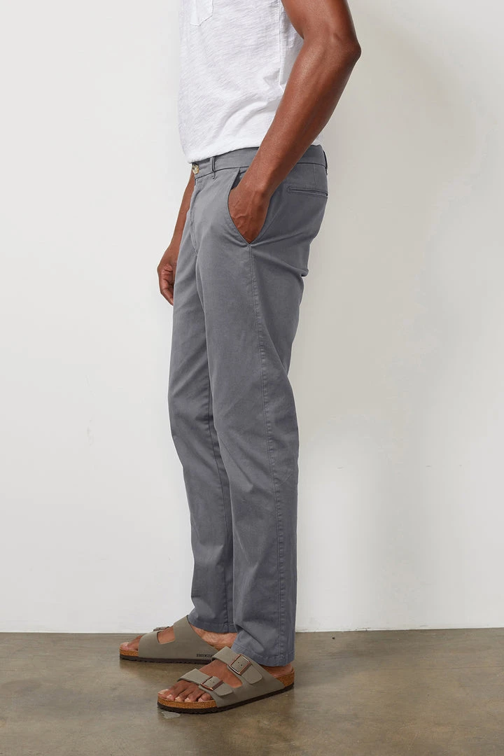 Velvet By Graham & Spencer BROGAN COTTON TWILL PANT 8 Velvet By Graham & Spencer BROGAN COTTON TWILL PANT