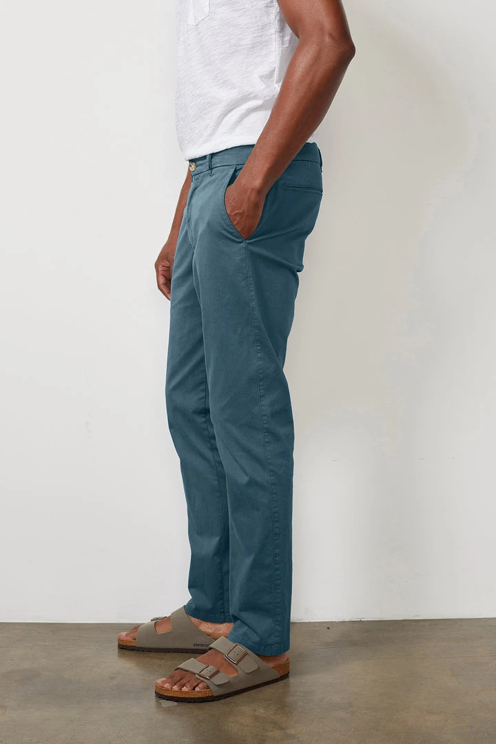 Velvet By Graham & Spencer BROGAN COTTON TWILL PANT 12 Velvet By Graham & Spencer BROGAN COTTON TWILL PANT