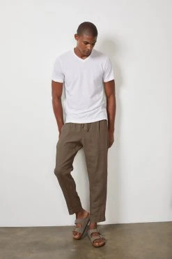 Velvet By Graham & Spencer Mens BOYD LINEN PANT