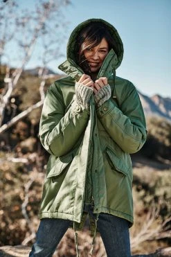 Velvet By Graham & Spencer Womens NICKI PARKA JACKET