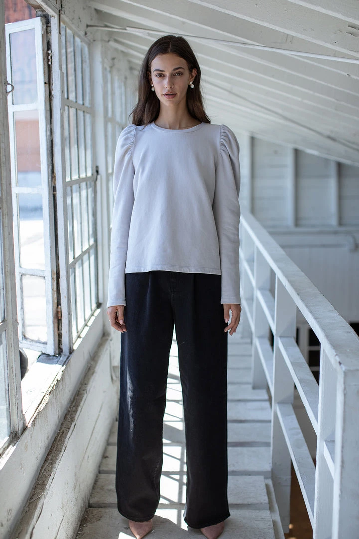 Velvet By Graham & Spencer Womens PEGGY PUFF SLEEVE SWEATSHIRT 11 Velvet By Graham & Spencer Womens PEGGY PUFF SLEEVE SWEATSHIRT