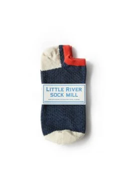 Accessories PIN-TUCK FOOTIE SOCK BY LITTLE RIVER SOCK MILL