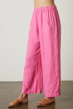 Velvet By Graham & Spencer Womens LOLA LINEN PANT 76 Velvet By Graham & Spencer Womens LOLA LINEN PANT