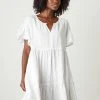 Velvet By Graham & Spencer NOOR LINEN TIERED DRESS Womens 2 Velvet By Graham & Spencer NOOR LINEN TIERED DRESS Womens