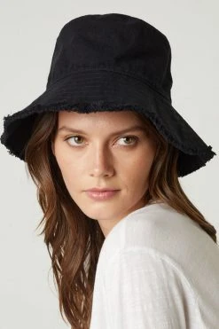 Velvet By Graham & Spencer FRINGED BUCKET HAT 11 Velvet By Graham & Spencer FRINGED BUCKET HAT