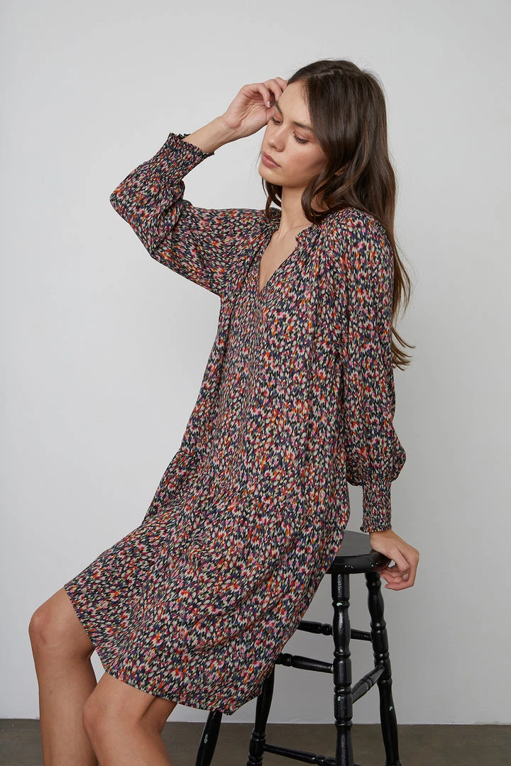 Velvet By Graham & Spencer ESTHER PRINTED DRESS 3 Velvet By Graham & Spencer ESTHER PRINTED DRESS