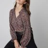 Velvet By Graham & Spencer IRIS PRINTED BLOUSE Womens 2 Velvet By Graham & Spencer IRIS PRINTED BLOUSE Womens