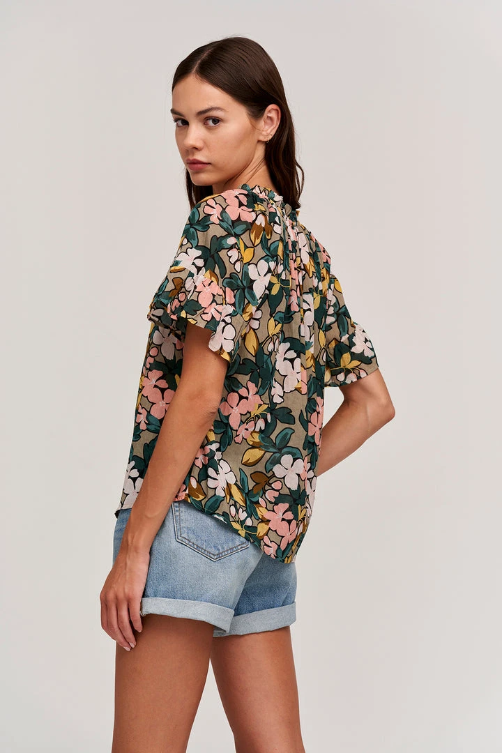 Velvet By Graham & Spencer LUCY PRINTED TOP Womens 9 Velvet By Graham & Spencer LUCY PRINTED TOP Womens